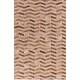 preview thumbnail 15 of 21, Swindon Handmade Herringbone Viscose & Hair-on-hide Area Rug Mocha - 8' x 10'