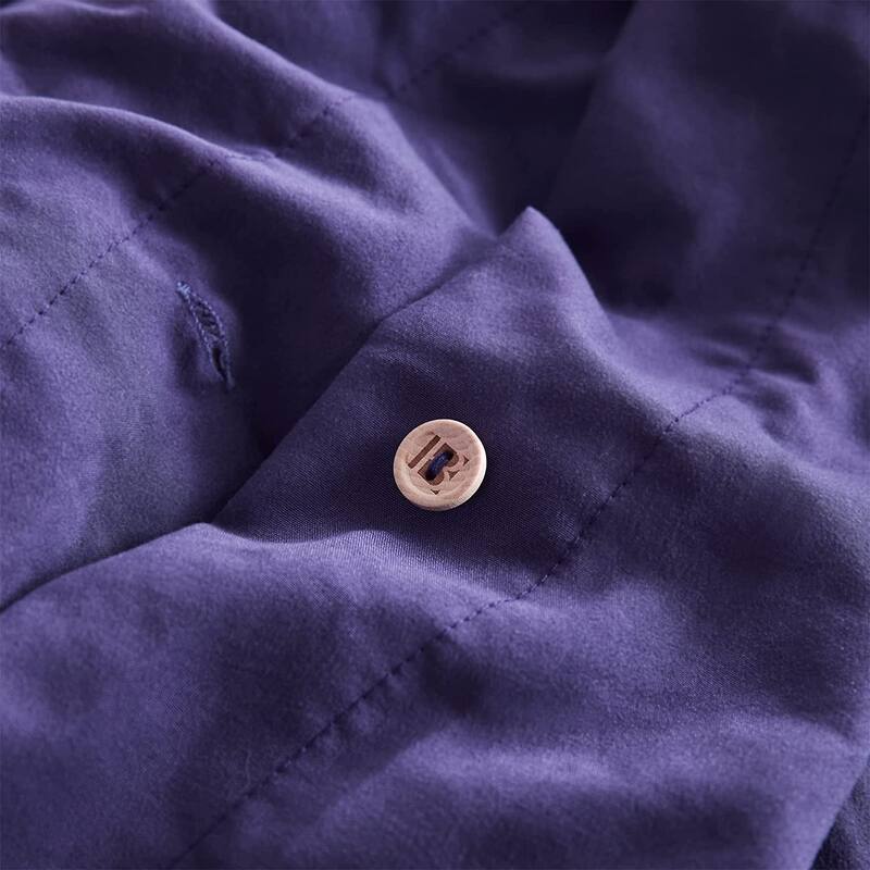 Natural Loft Twin XL Duvet Cover Set - Purple Reign