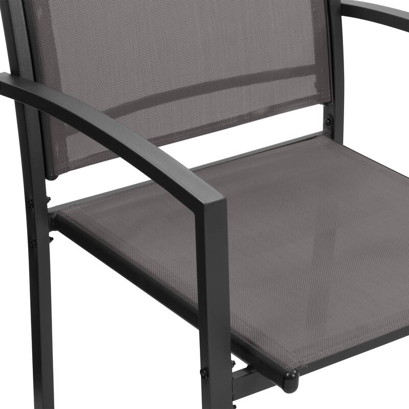 Everett Mesh Seat Conversation Set, 4pc