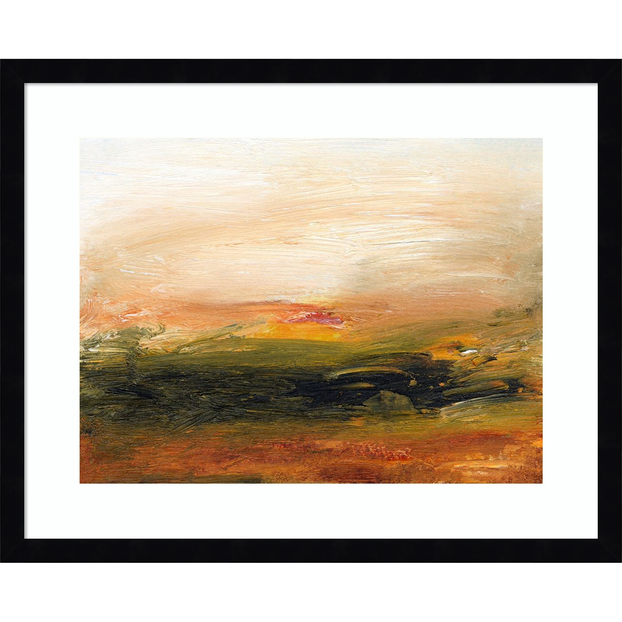 Lingering Light I by Sharon Gordon Wood Framed Wall Art Print