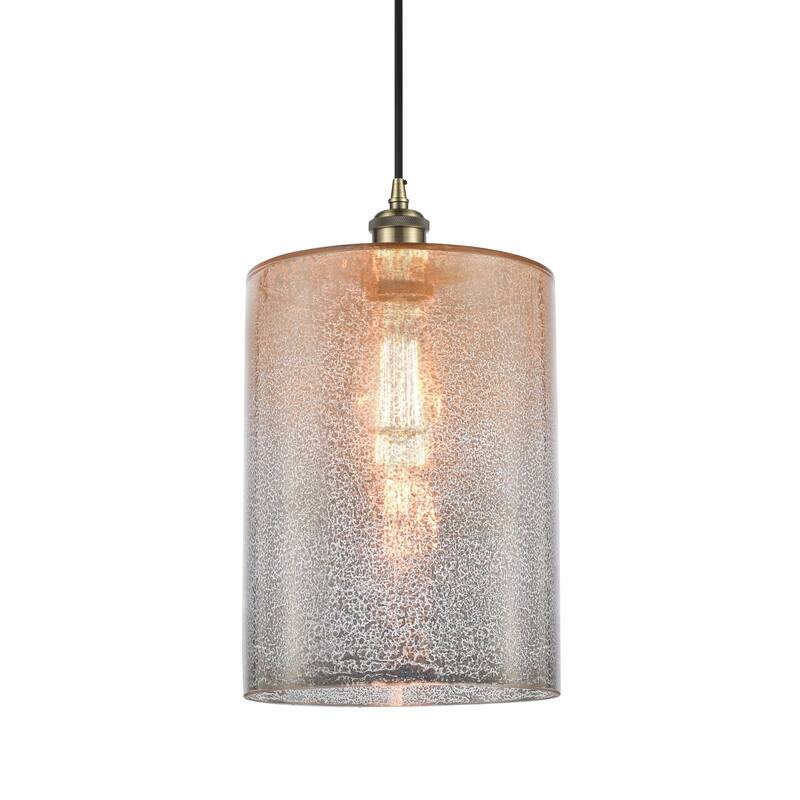 Innovations Lighting 516-1P-14-9-L Cobbleskill Pendant Cobbleskill 9" - Mercury / Antique Brass