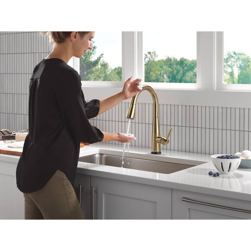Delta 9113TL-DST Essa 1.8 GPM Single Hole Pull Down Touchless Kitchen