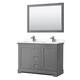Option Dark Gray, Chrome Trim, Giotto Quartz Top