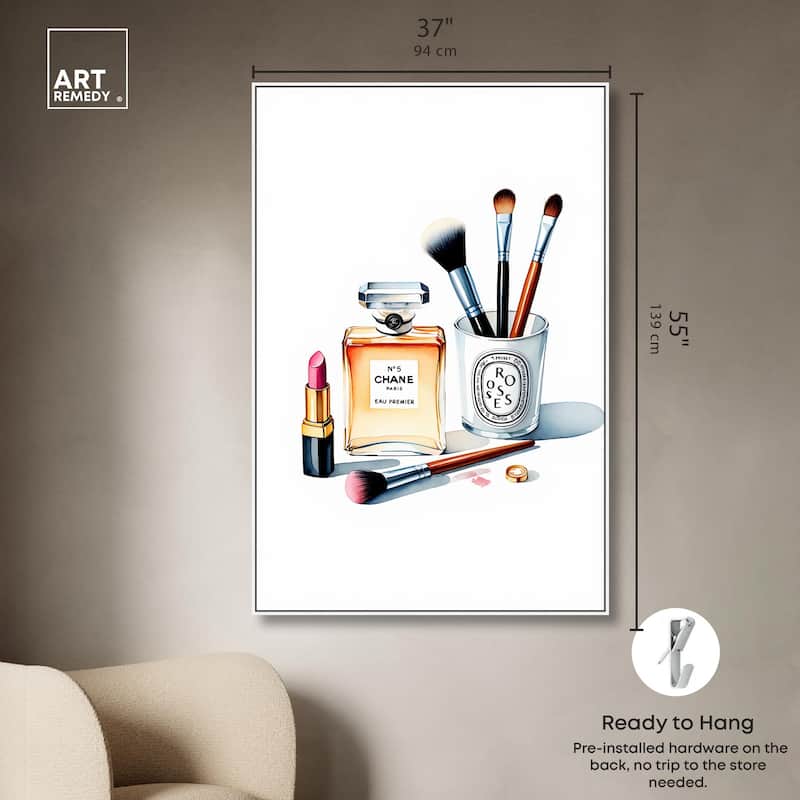 Bottle Beauty Canvas by Art Remedy