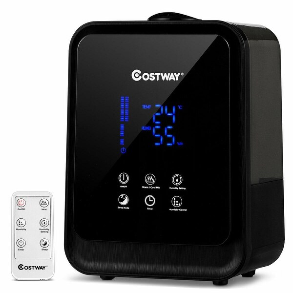 Costway 4.5L Ultrasonic Cool Warm Mist Air Diffuser Humidifier w/ Remote Control