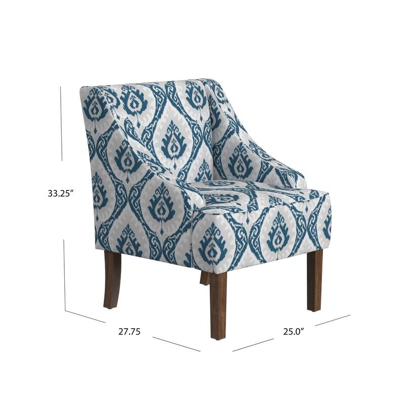 Porch & Den Holman Upholstered Swoop Arm Chair