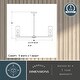 preview thumbnail 8 of 9, Vaxcel Lighting H0291 Grantley 8 Light 30" Wide Ring Chandelier