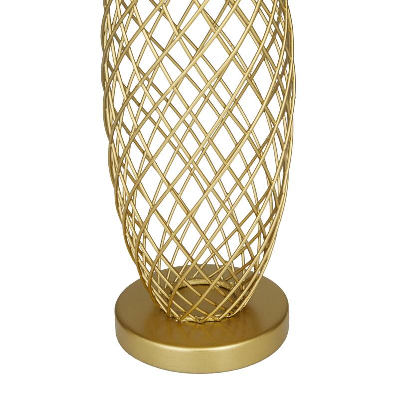 Gold Metal Pineapple Fruit Decorative Sculpture