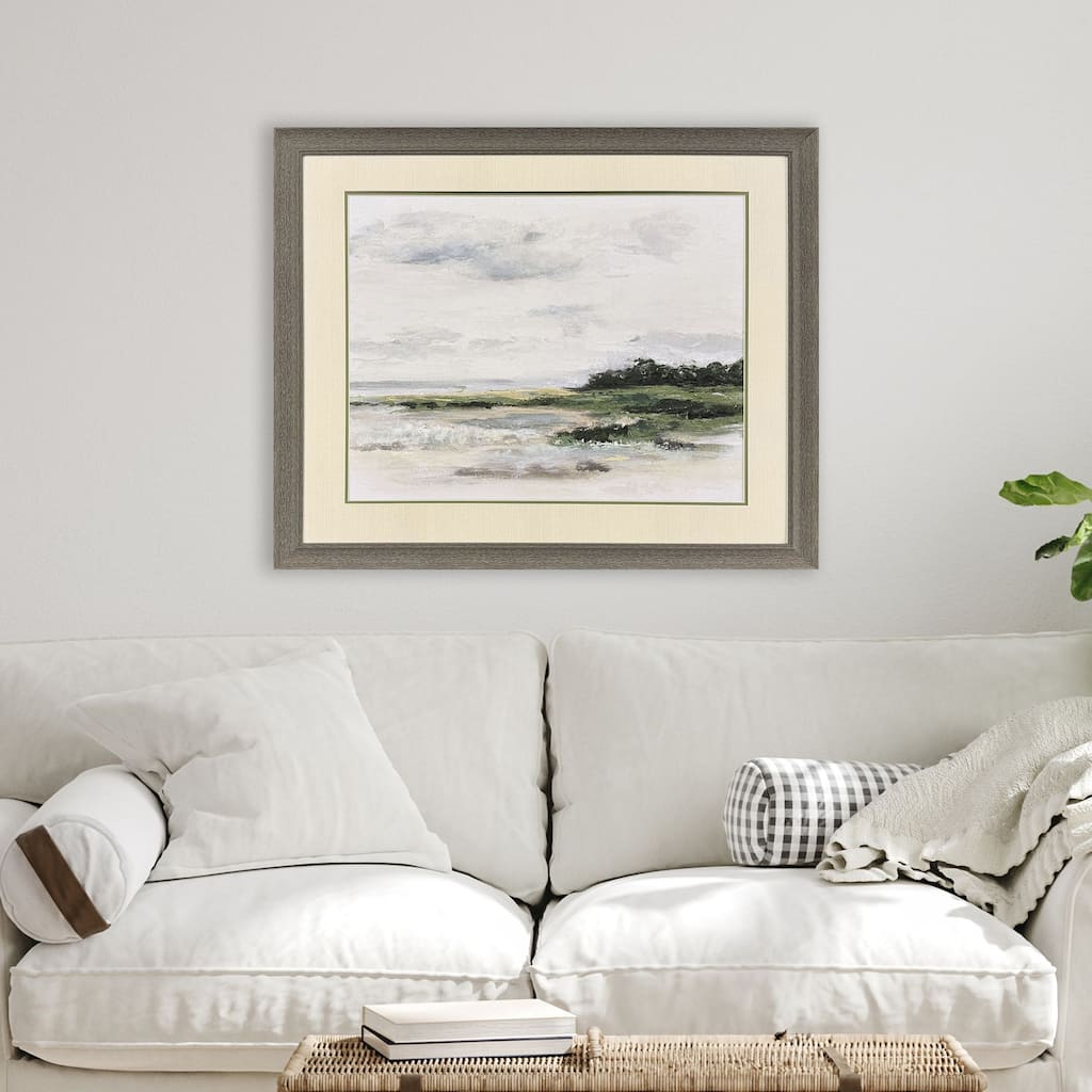 Paragon Green Beach Framed Art