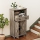 preview thumbnail 2 of 9, EROMMY Farmhouse Storage Cabinet with Doors and Adjustable Shelves, Small Freestanding Floor Cabinet , Narrow Organizer