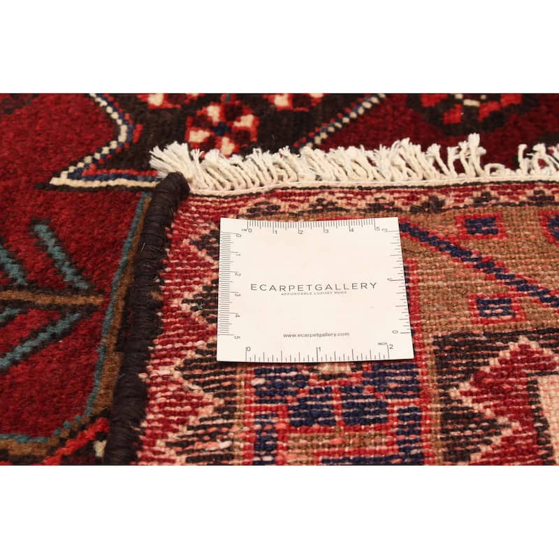 ECARPETGALLERY Hand-knotted Konya Anatolian Red Wool Rug - 3'9 x 9'10