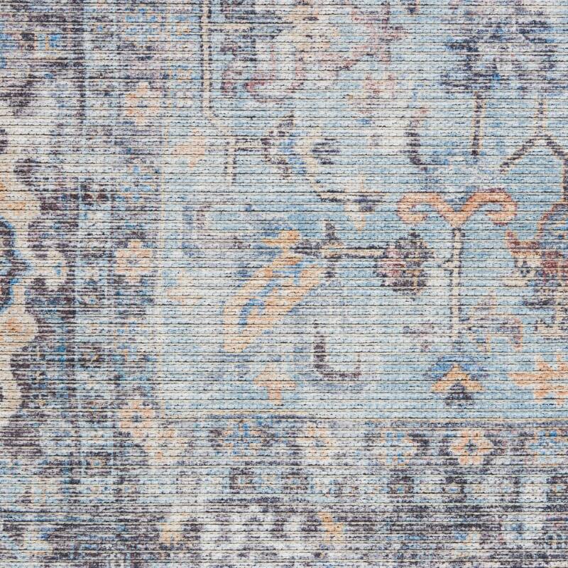 57 Grand by Nicole Curtis Vintage Medallion Machine Washable Area Rug