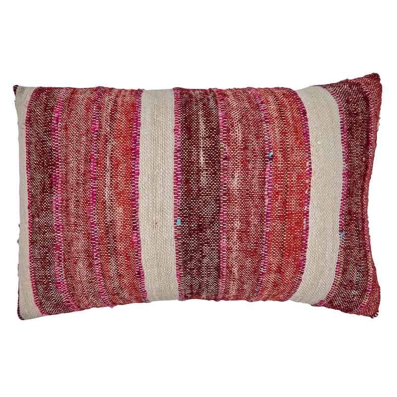 Throw Pillow With Striped Design