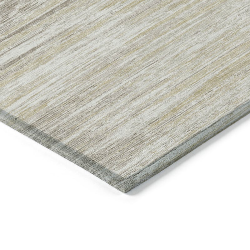 HomeRoots Striped Transitional Rectangle Outdoor Rug