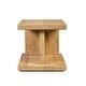 preview thumbnail 8 of 8, Bridges Reclaimed Elm Side Table, Natural