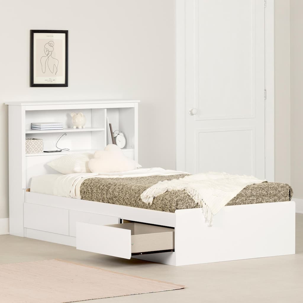 South Shore Gramercy Bed and Headboard Set