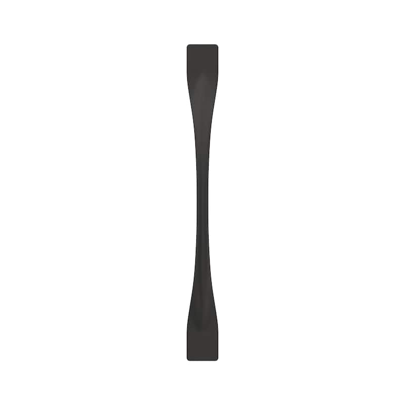 Uprise 5-1/16 in (128 mm) Center-to-Center Matte Black Cabinet Pull - 5.0625