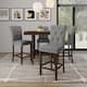 Option Table and 4 Chairs (Brown)