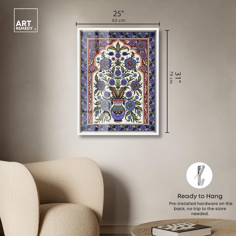 Royal Vase Bloom Shadowbox by Art Remedy