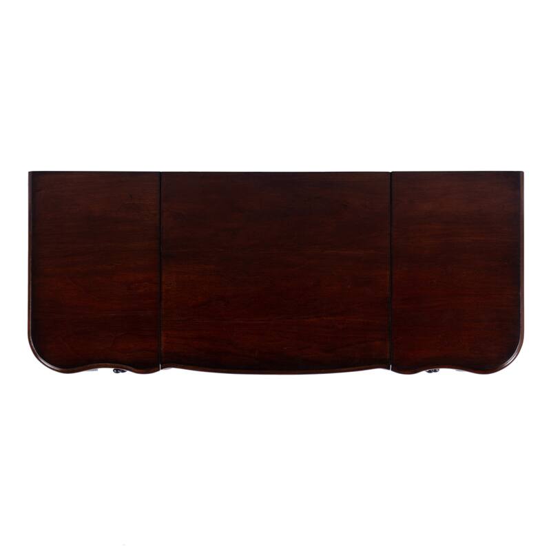 Charlotte 40 in. W Rectangular Wood Vanity/Valet Desk with Storage Drawers and Mirror