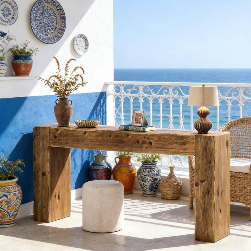 Versatile Wood Console