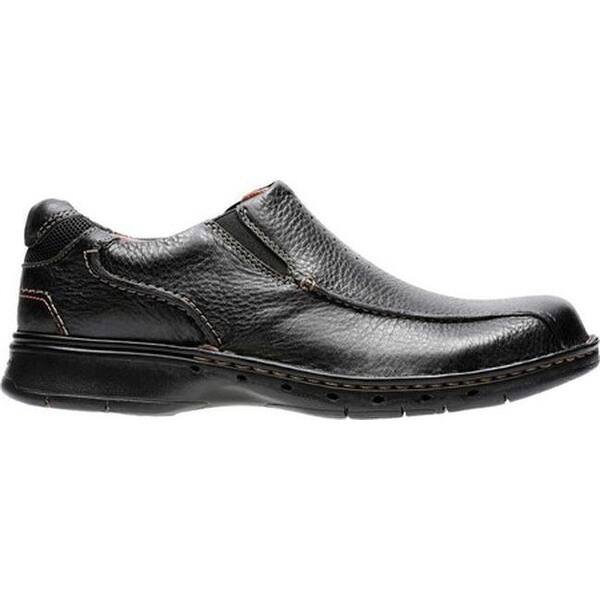 Shop Clarks Men S Un Seal Black Leather Overstock 25597986