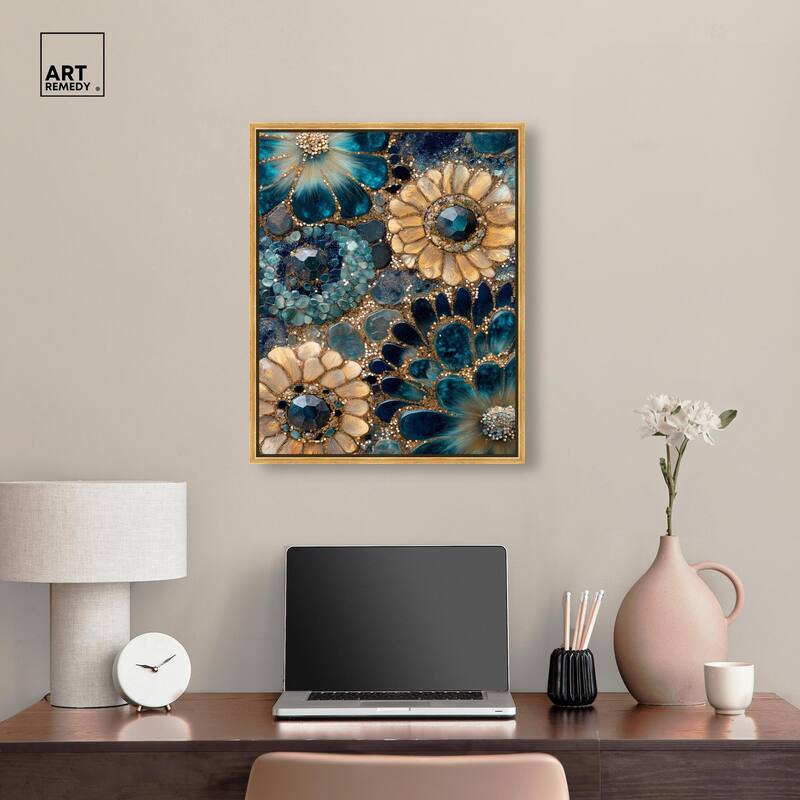 Opulent Geode III Canvas by Art Remedy