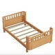 preview thumbnail 7 of 32, Low Platform Bed with Slats Support, Montessori Bed Frame, Daybed with Detachable Side Rails