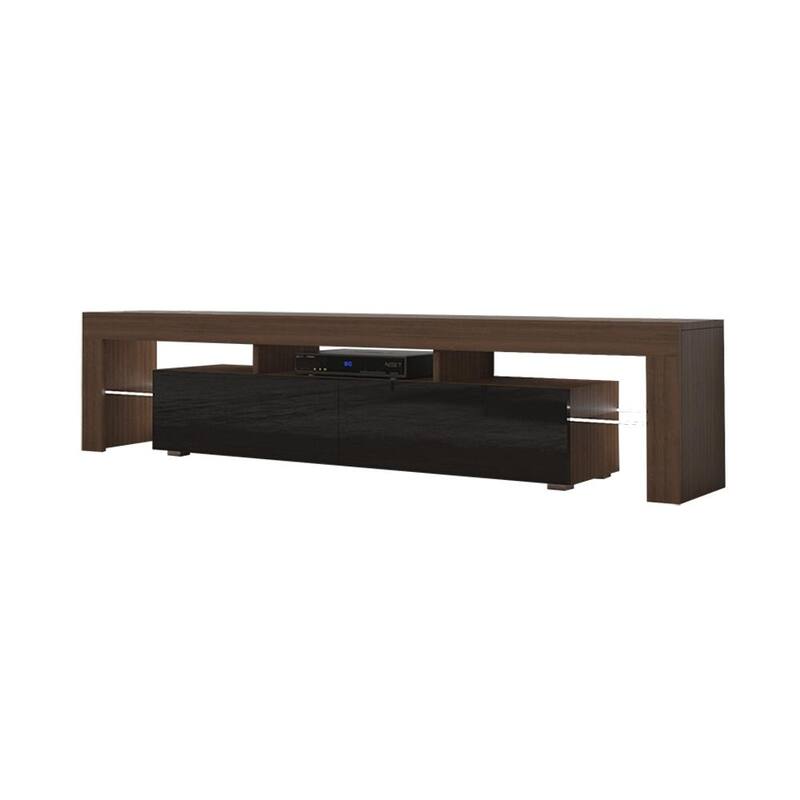Milano 200 Modern 79-inch TV Stand with 16 Color LEDs
