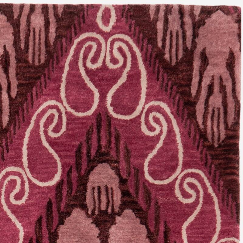 SAFAVIEH Handmade Ikat Ansley Modern Wool Rug