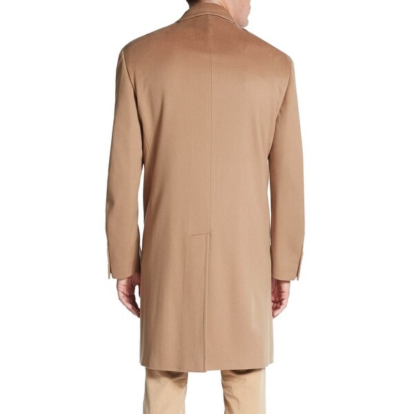 men's wool blend top coat