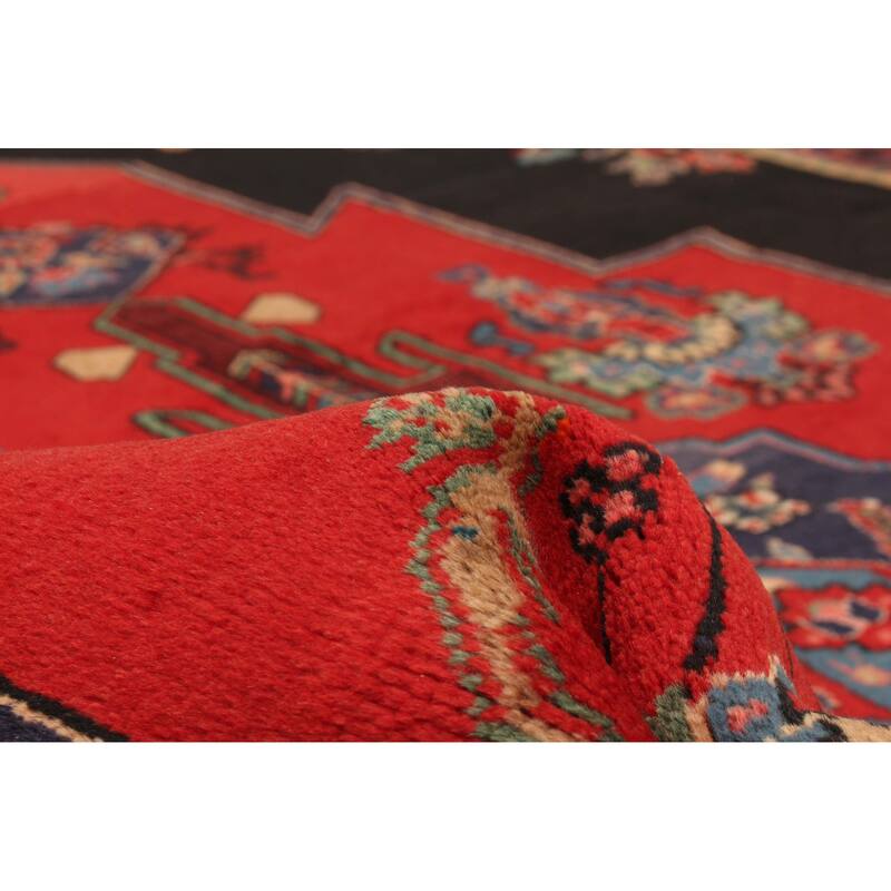 ECARPETGALLERY Hand-knotted Konya Anatolian Red Wool Rug - 4'11 x 10'2