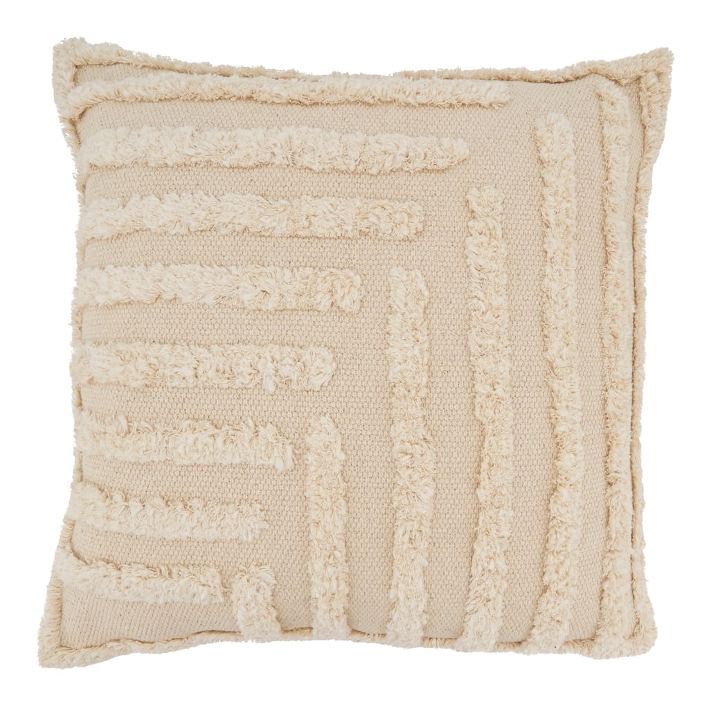 Sumptuous Tufted Elegance Throw Pillow