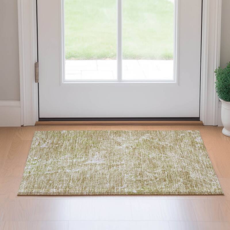 Premium Washable Super Soft Abstract Motion Mayfield Rug - Beige - 1' 8" x 2' 6" - Rectangle