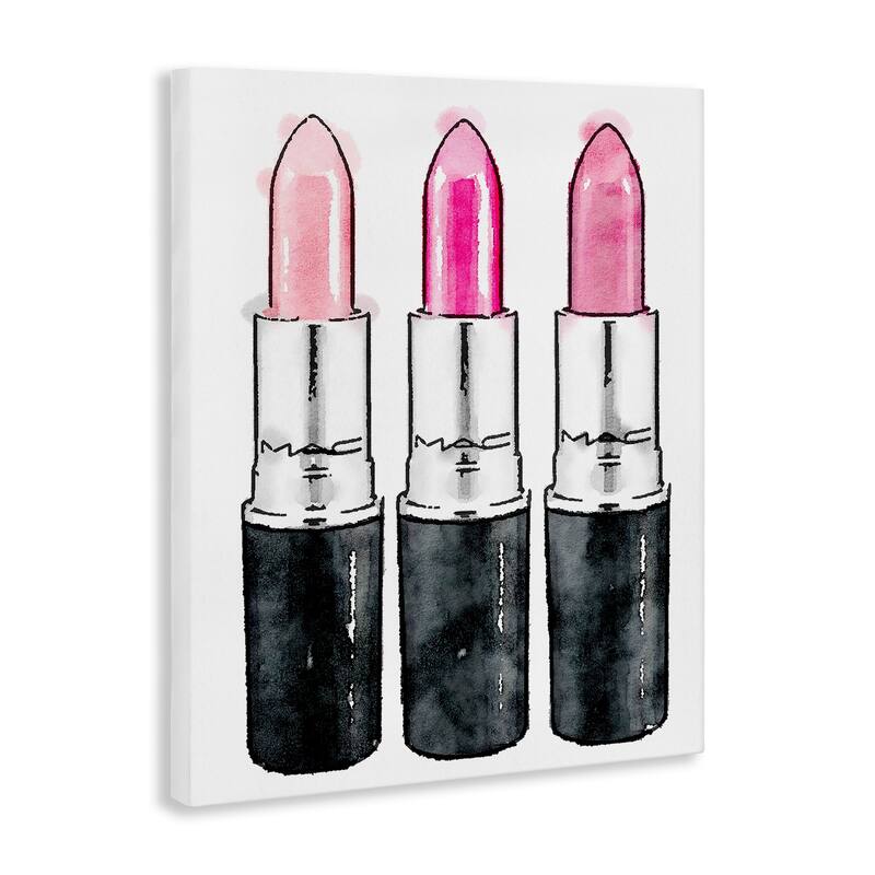 Stupell Three Pink Lipsticks Wall Art