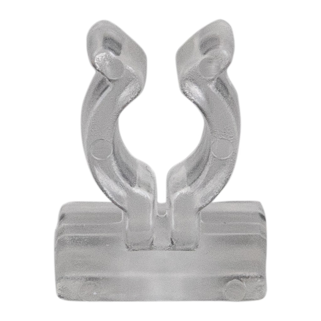 Set of 25 Clear Mini Christmas Light Indoor Adhesive Clips - 0.75"