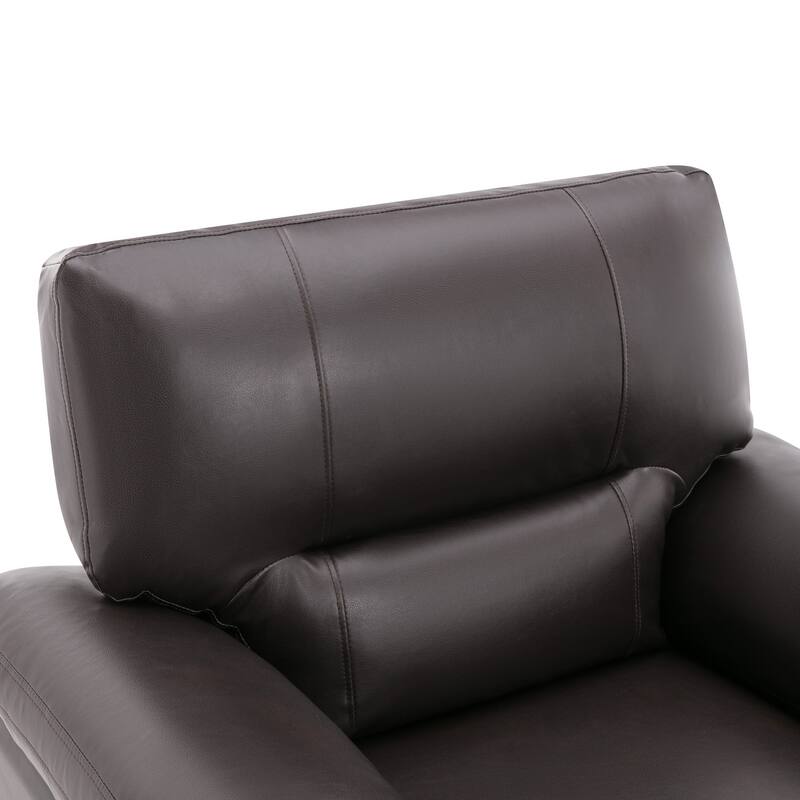 Morden Fort Faux Leather Upholstered Accent Chairs for Living Room