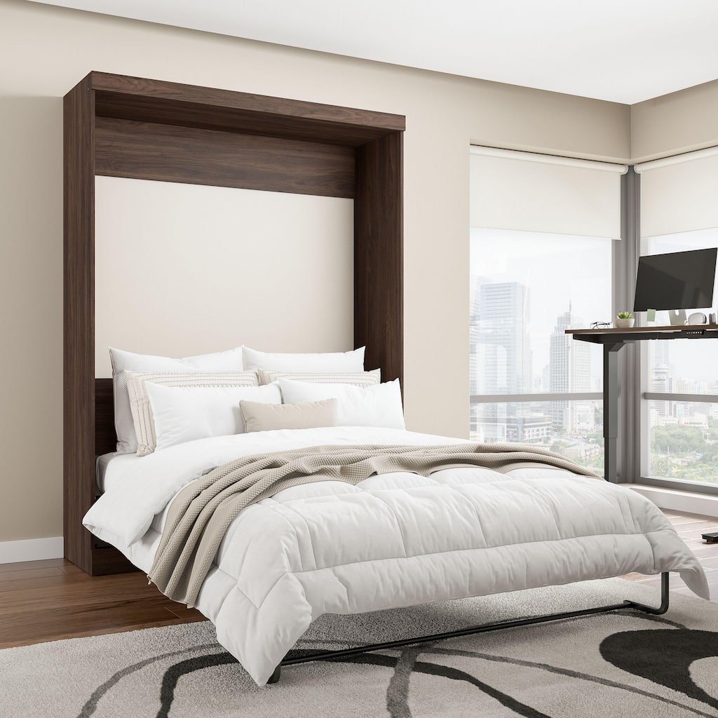 Bestar Pur 65W Queen Size Murphy Bed for Multipurpose Room