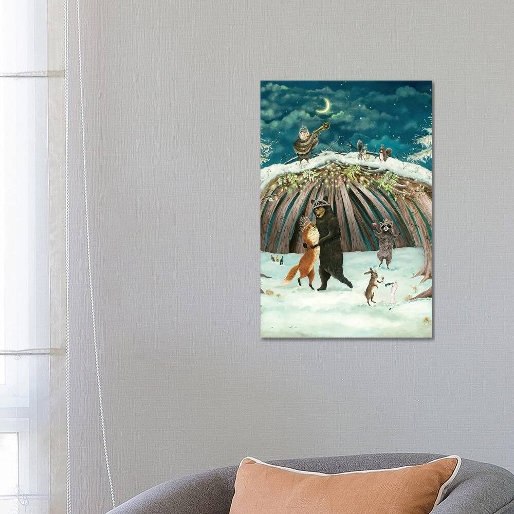 iCanvas "Yuletide Enchantment" by Jahna Vashti Canvas Print