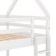preview thumbnail 12 of 13, House Bed Design Twin over Twin Low Bunk Bed, House Bed with Ladder
