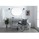 preview thumbnail 11 of 9, Elegant Lighting VF14842 Hudson 42" Free Standing Single Basin Vanity