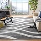 preview thumbnail 4 of 171, SAFAVIEH Adirondack Lelia Modern Abstract Distressed Rug 10' x 14' - Charcoal/Ivory - Rectangle