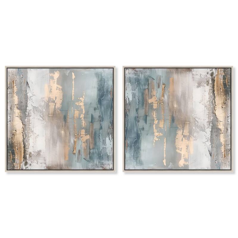 A View of London from the Car Canvas by Art Remedy - 16" x 24" - Gold