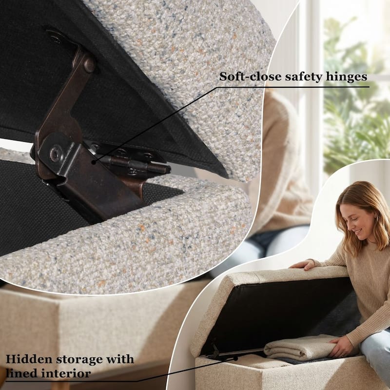 HomePop Modern Storage Bench