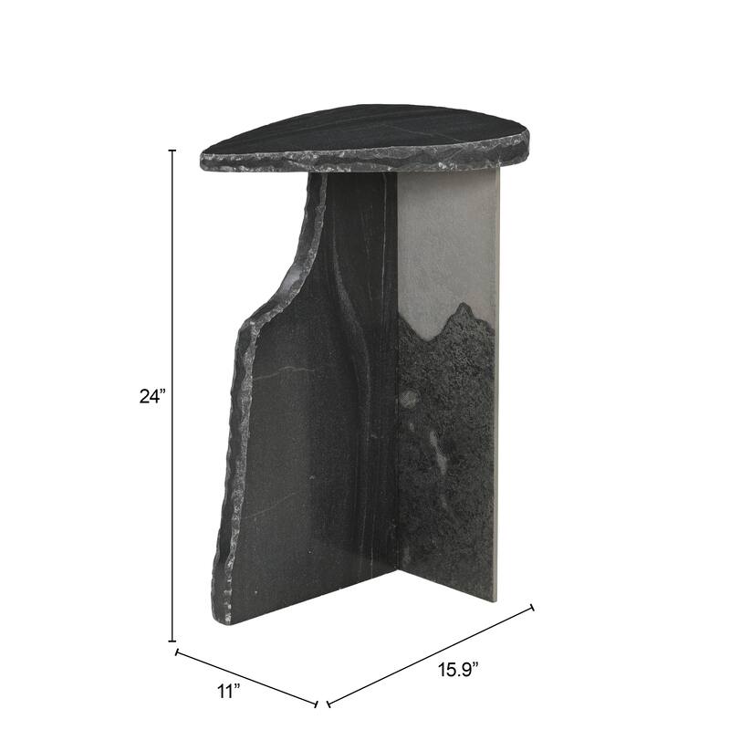 Surya Side Table Black