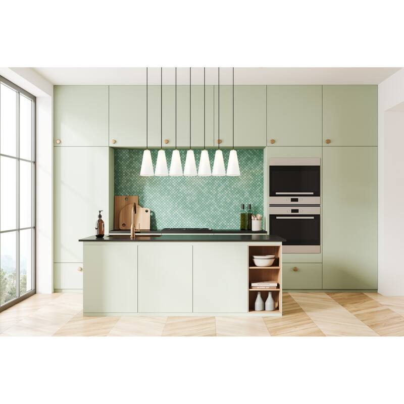 Z-Lite 3043P7-7L Farrell 7 Light 54" Wide Linear Chandelier