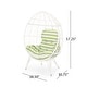 preview thumbnail 18 of 18, Gianni Outdoor Wicker Teardrop Chair with Cushion by Christopher Knight Home