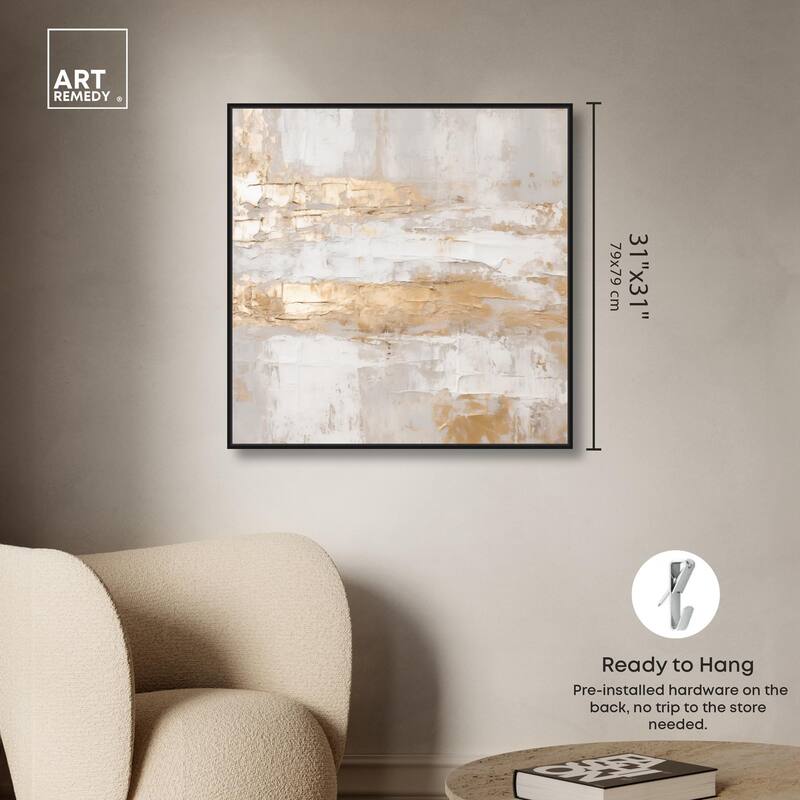 Melted Goldscape I Canvas by Art Remedy
