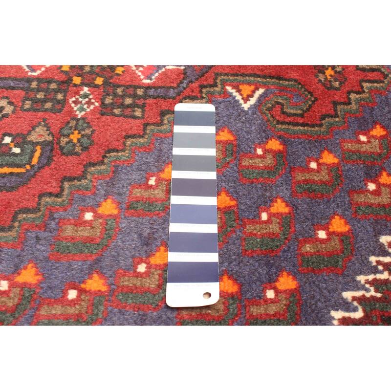 ECARPETGALLERY Hand-knotted Andelz Blue Wool Rug - 4'2 x 6'6