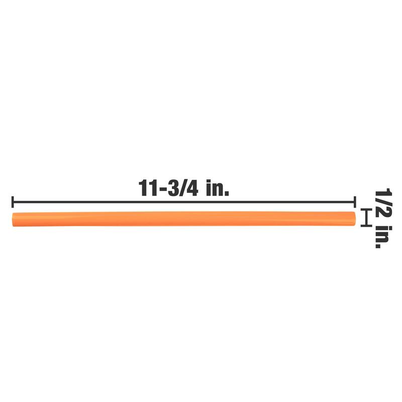 Merola Tile Twist Orange Sunset 1/2" x 11-3/4" Ceramic Wall Trim - (1 Tile)
